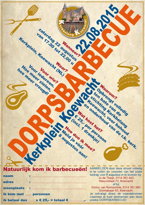 150701 Dorpsbarbecue in Koewacht